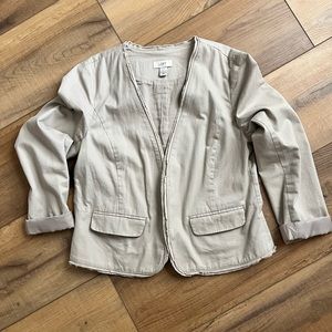 Women’s Loft Cotton Blazer, size 12